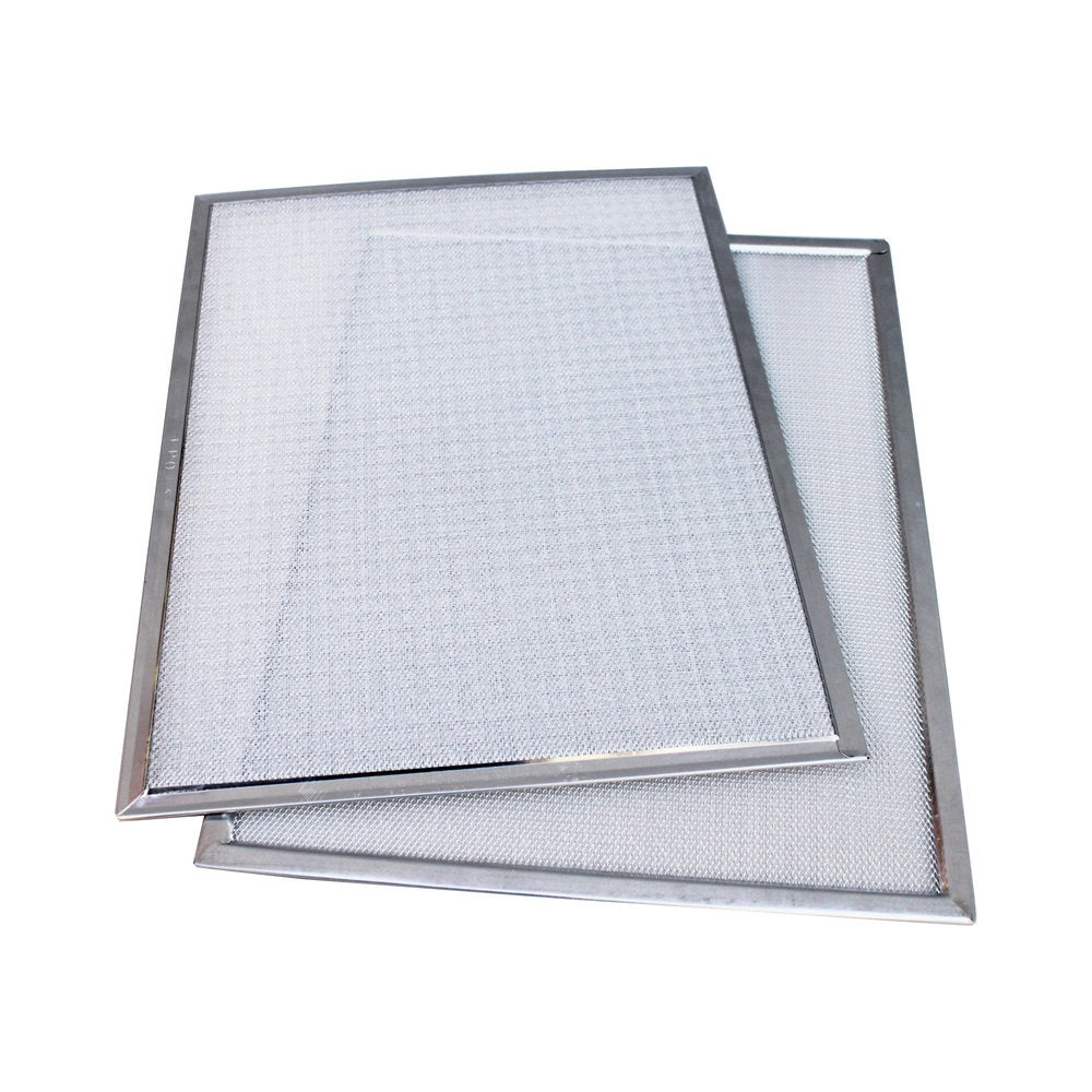 Fantech 40327 Washable Aluminum Mesh MERV 3 HRV/ERV Air Filter Kit - 15 x 11.5 Inches (Set of 2) - Perfect for Home Ventilation Systems & Air Purifiers