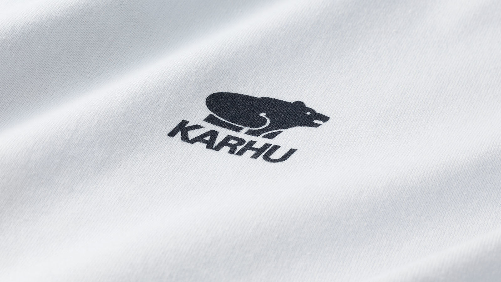 KARHU Worldwide T-Shirt - White & India Ink | Stylish Unisex Graphic Tee for Casual Wear & Street Fashion