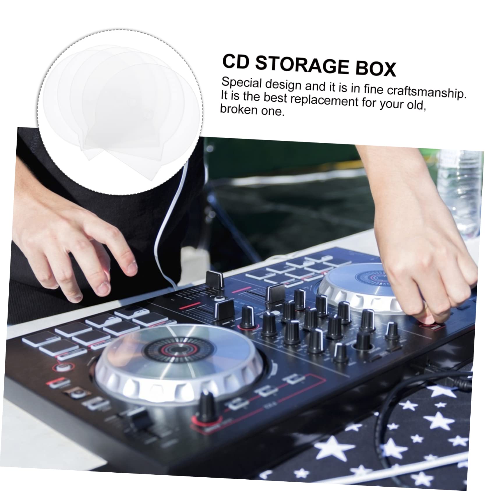 BESTonZON 15-Pack Clear Clamshell CD/DVD Cases - Jewel Case Protector with Secure Snap Closure for Music, Movies & Data Discs | Perfect for Home Collections, Office Archives & Media Storage