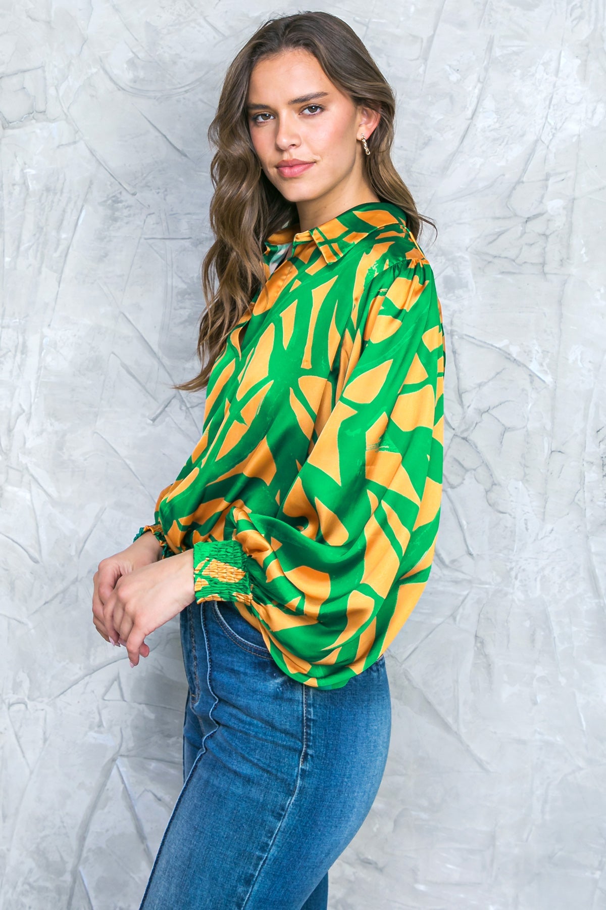 ALWAYS ABOUT YOU Women's Woven Blouse - Elegant Casual Tops for Office, Date Night & Everyday Wear