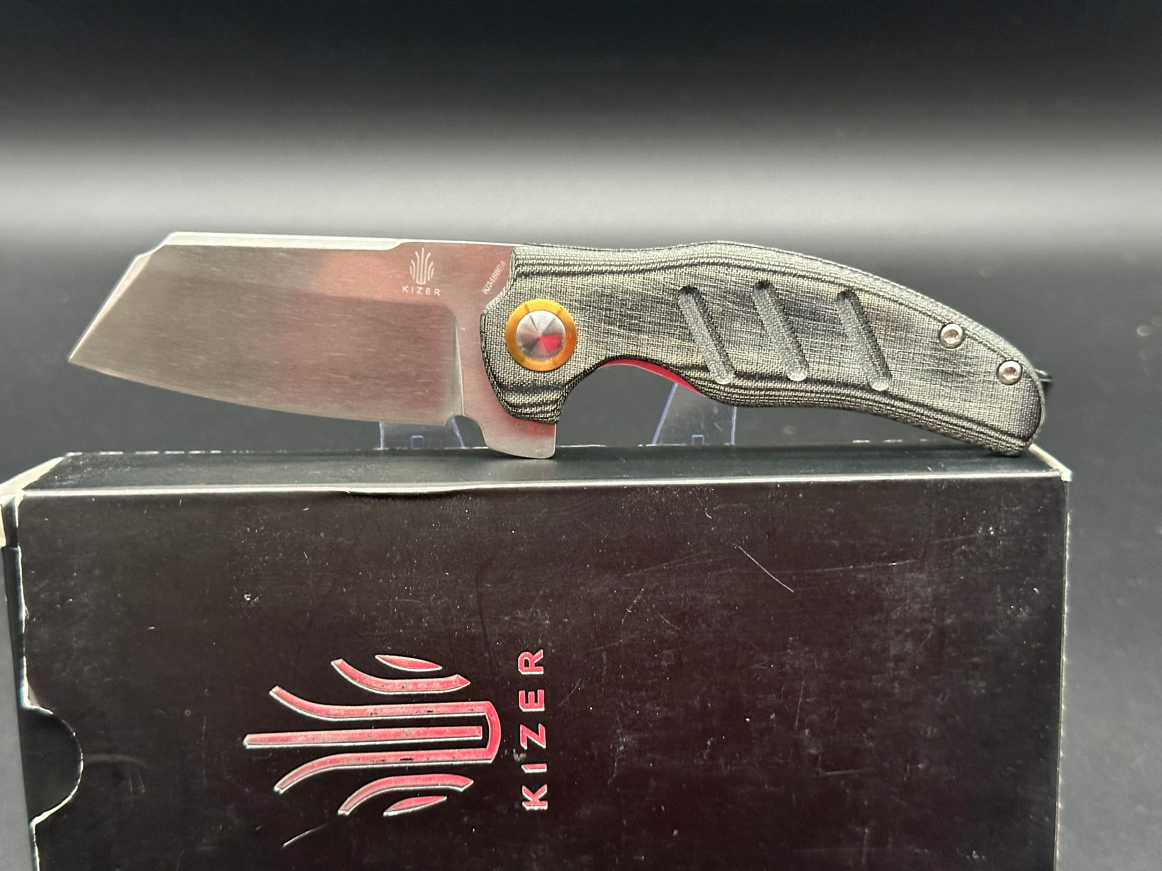Civivi Mini Bullmastiff & Kizer Mini Sheepdog Knife Combo - 2 for 1 Deal - 9CR & CPM 4V Steel Blades - Perfect for EDC, Camping, and Outdoor Adventures