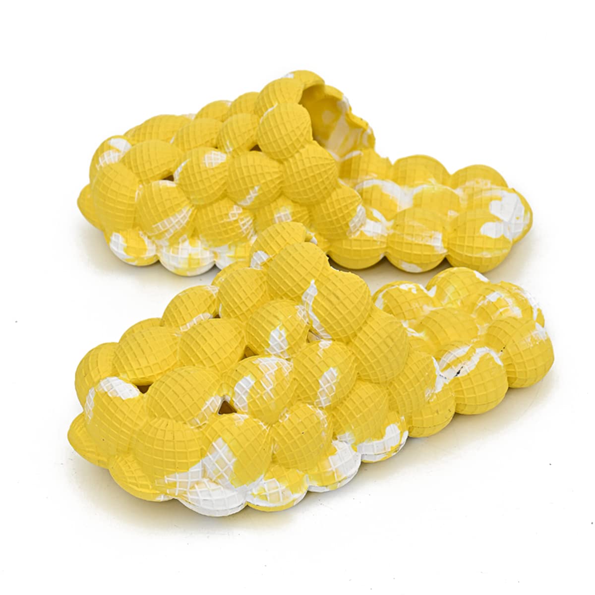 ADOENMER Funny Lychee Bubble Slippers - Ultra Soft Massage Sandals for Men & Women - Home, Bedroom, Shower & Beach Slides - Foot Massager House Slippers for Relaxation & Comfort