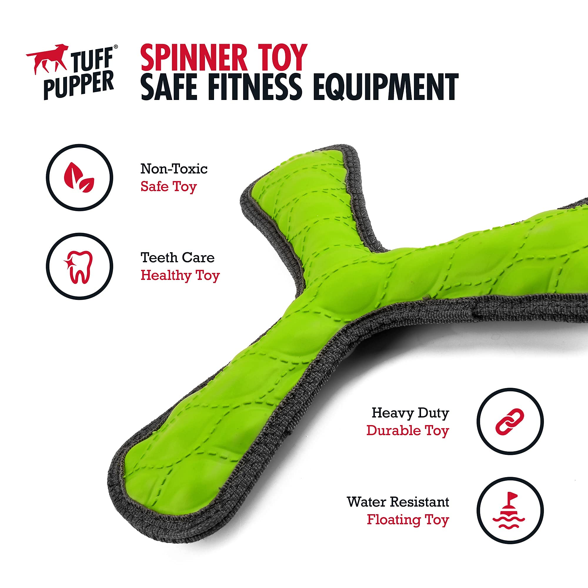 SuperChewy Tough Floating Dog Water Toy - Durable Natural Rubber Fetch Toy for Swimming & Training | Perfect for Pools, Lakes & Outdoor Play | Non-Aggressive Chewers & Puppies