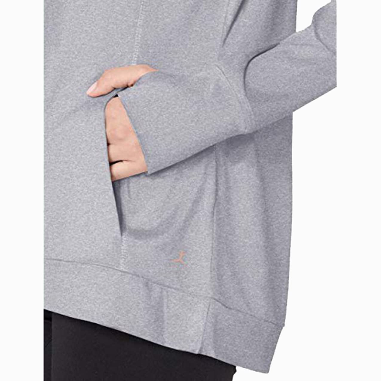 Danskin Women's Comfortable Hooded Pullover Sweatshirt - Soft Fleece Lounge Hoodie for Casual Wear, Yoga & Running