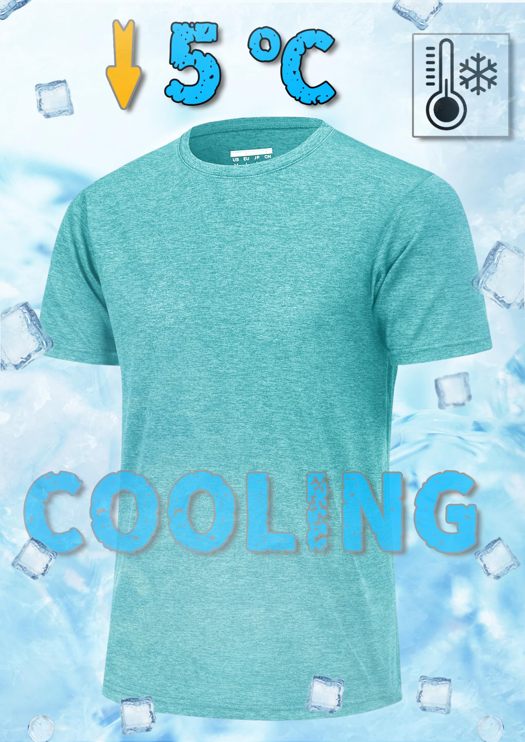 TACVASEN Men's Workout Shirts - Short Sleeve Athletic Dry Fit T-Shirts for Running & Gym - Breathable Crewneck Tee - Perfect for Workouts, Jogging, and Outdoor Activities
