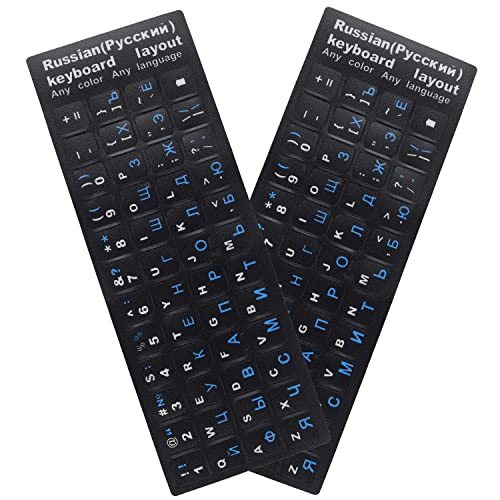 Russian-black/Black Blue Letter