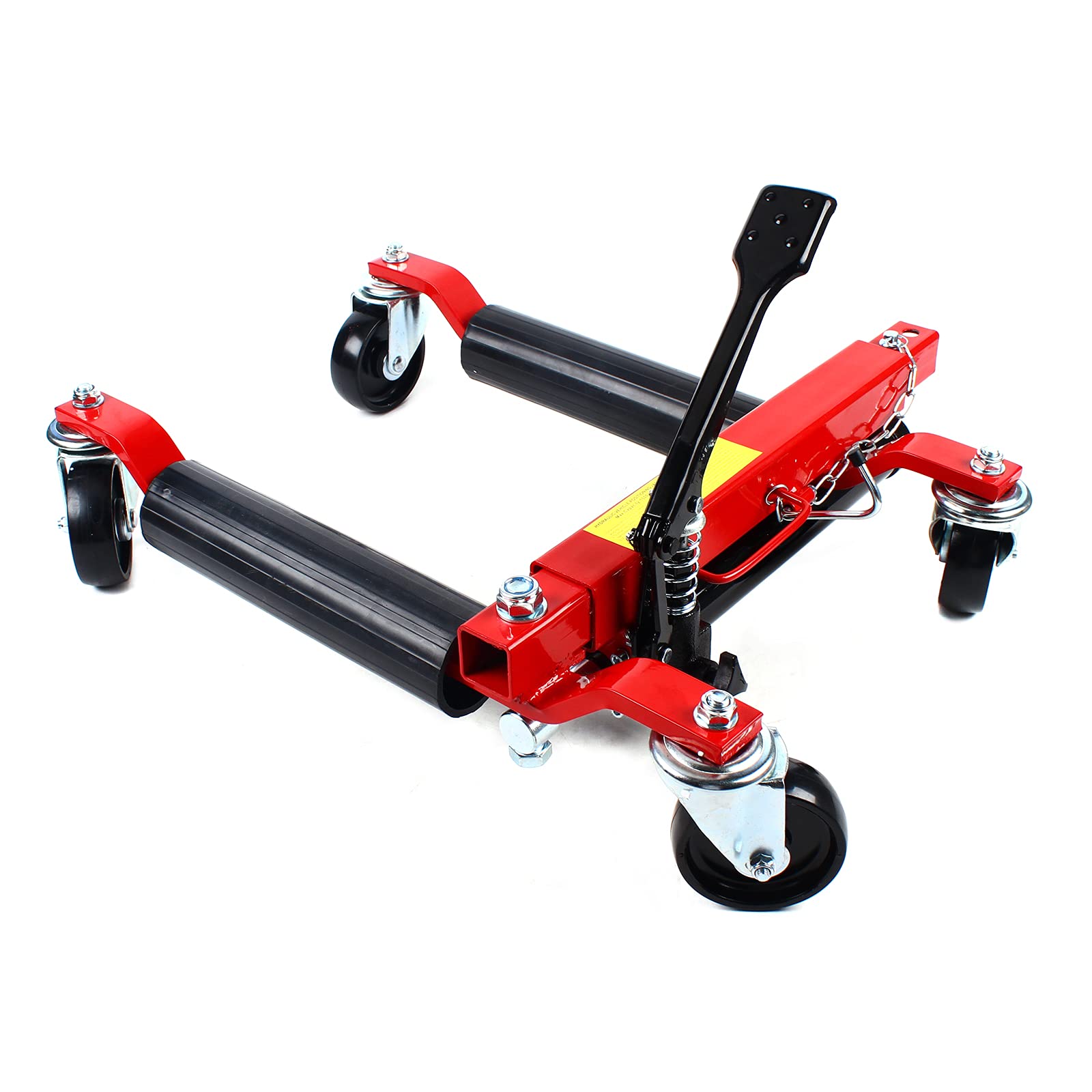2 Ton Hydraulic Car Dolly Wheels - Heavy Duty 1500 lb Capacity Vehicle Wheel Dolly for Moving Cars, Trucks, Motorcycles & Trailers | Garage Workshop, Auto Repair, Vehicle Storage & Transportation Solution