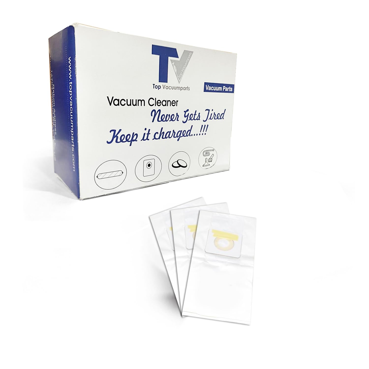 Bissell Style 7 Vacuum Cleaner Replacement Paper Bags - 3 Pack (Compatible with Part #32120) - Perfect for Home Cleaning & Pet Hair Removal