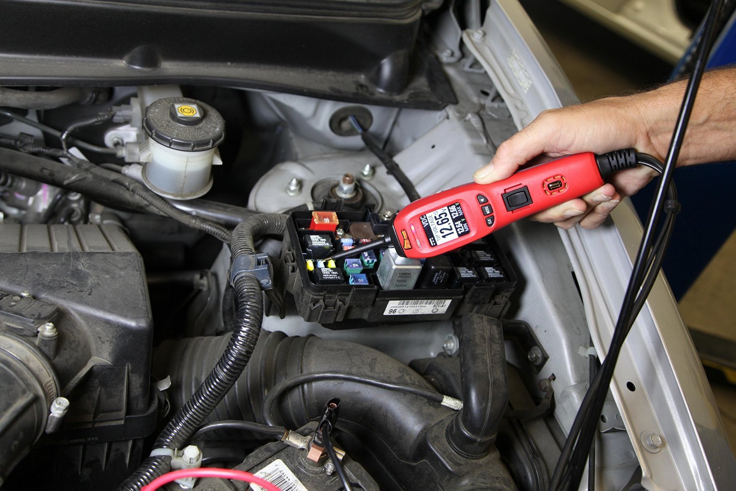 Power Probe PP401AMZ01 Red IV Automotive Circuit Tester with Connector Kit - Professional Electrical Diagnostic Tool for Car, Truck & Motorcycle Repair