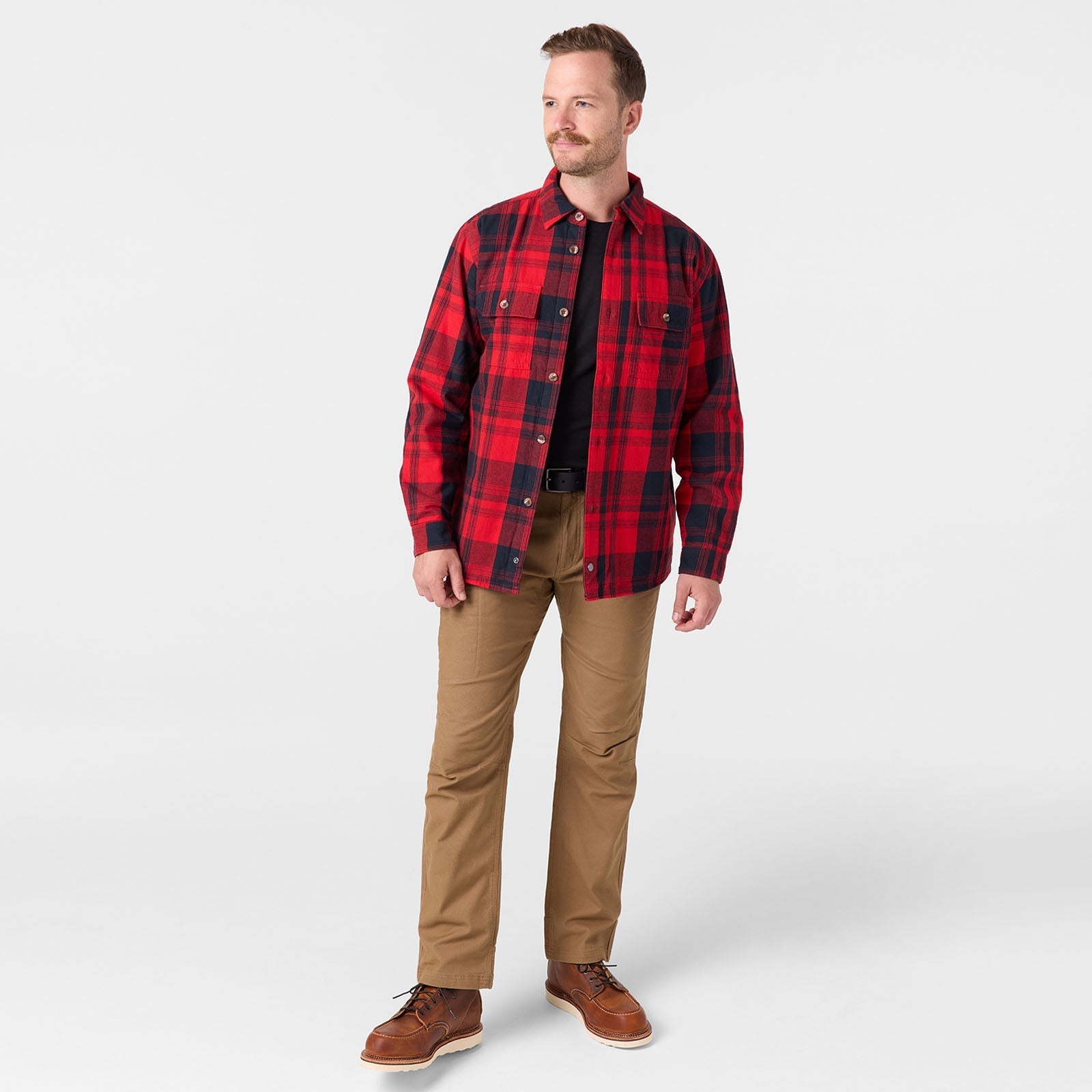 Men's Anderson Shirt Jacket - Lightweight Casual Button-Up Shirt Jacket for Men | Perfect for Outdoor Adventures, Layering & Everyday Wear