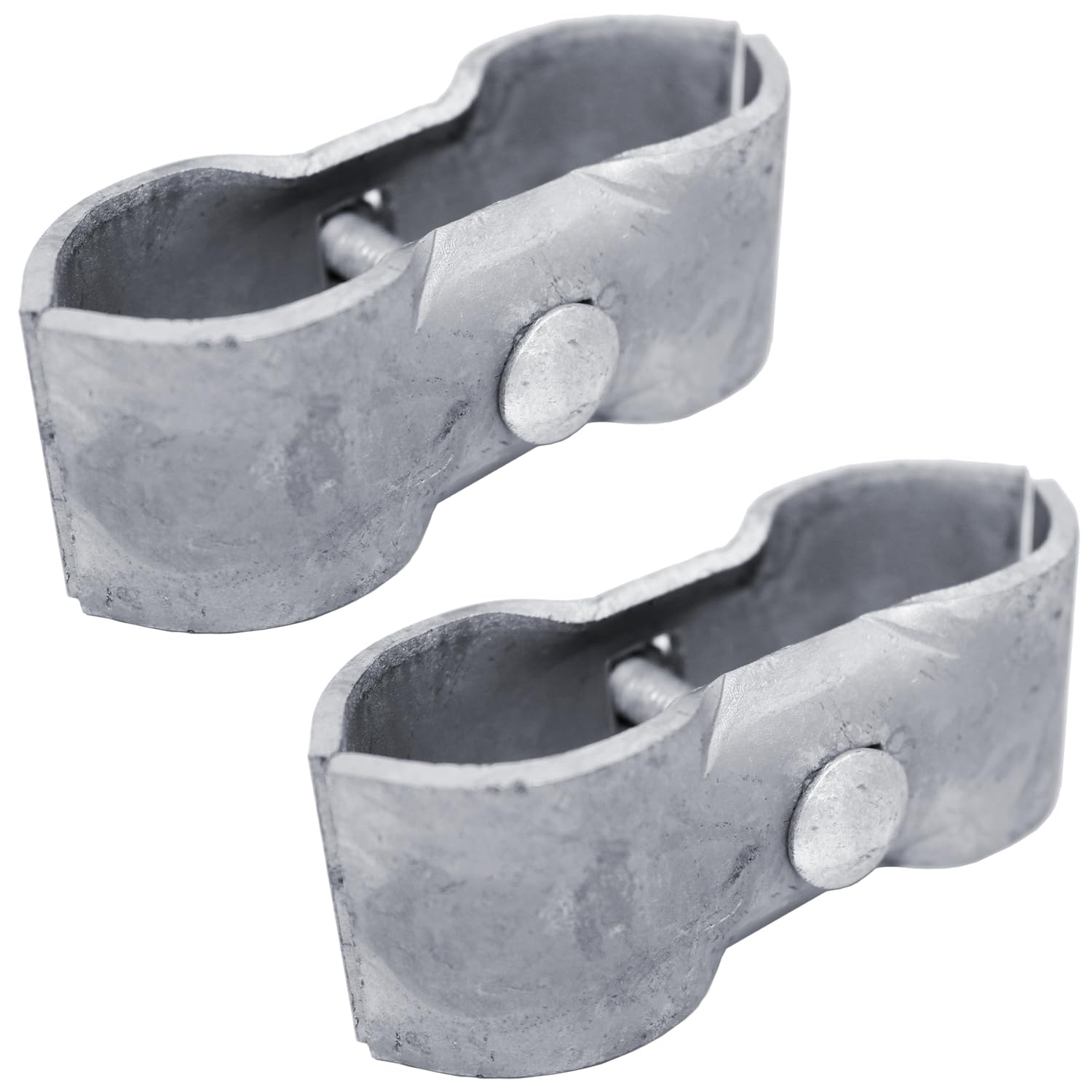 Chain Link Fence Panel Clamps - 2 Pack for 1-7/8