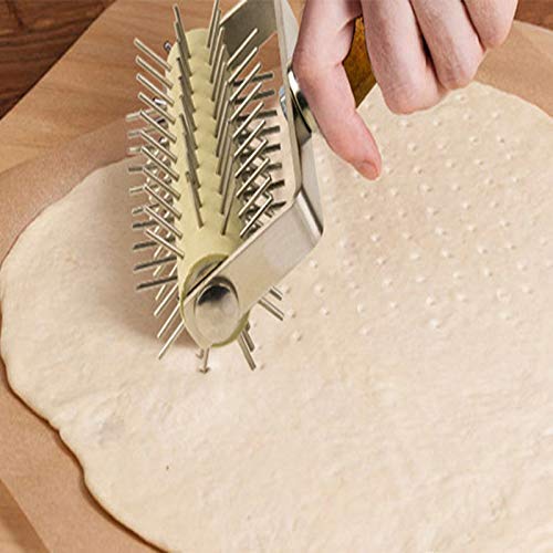 Professional Plastic Pizza Dough Roller Tool for Baking - Perfect for Homemade Pies, Cookies, Cakes & Bread | Ideal for DIY Pastry Making & Kitchen Use