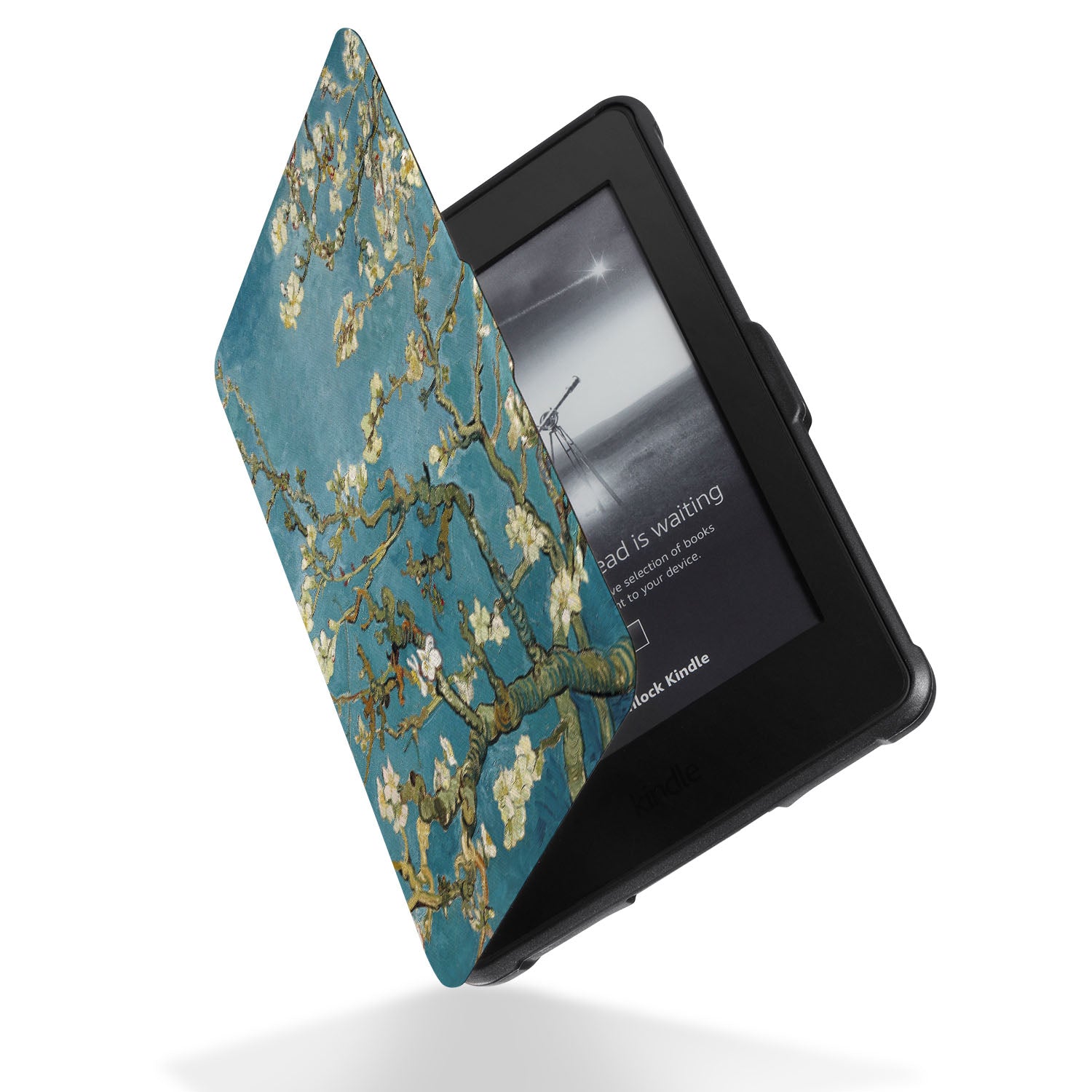 Premium Kindle Case with Oil Painting Design - Waterproof & Lightweight Cover for Kindle E-Reader - Perfect for Travel, Reading, and Gifts