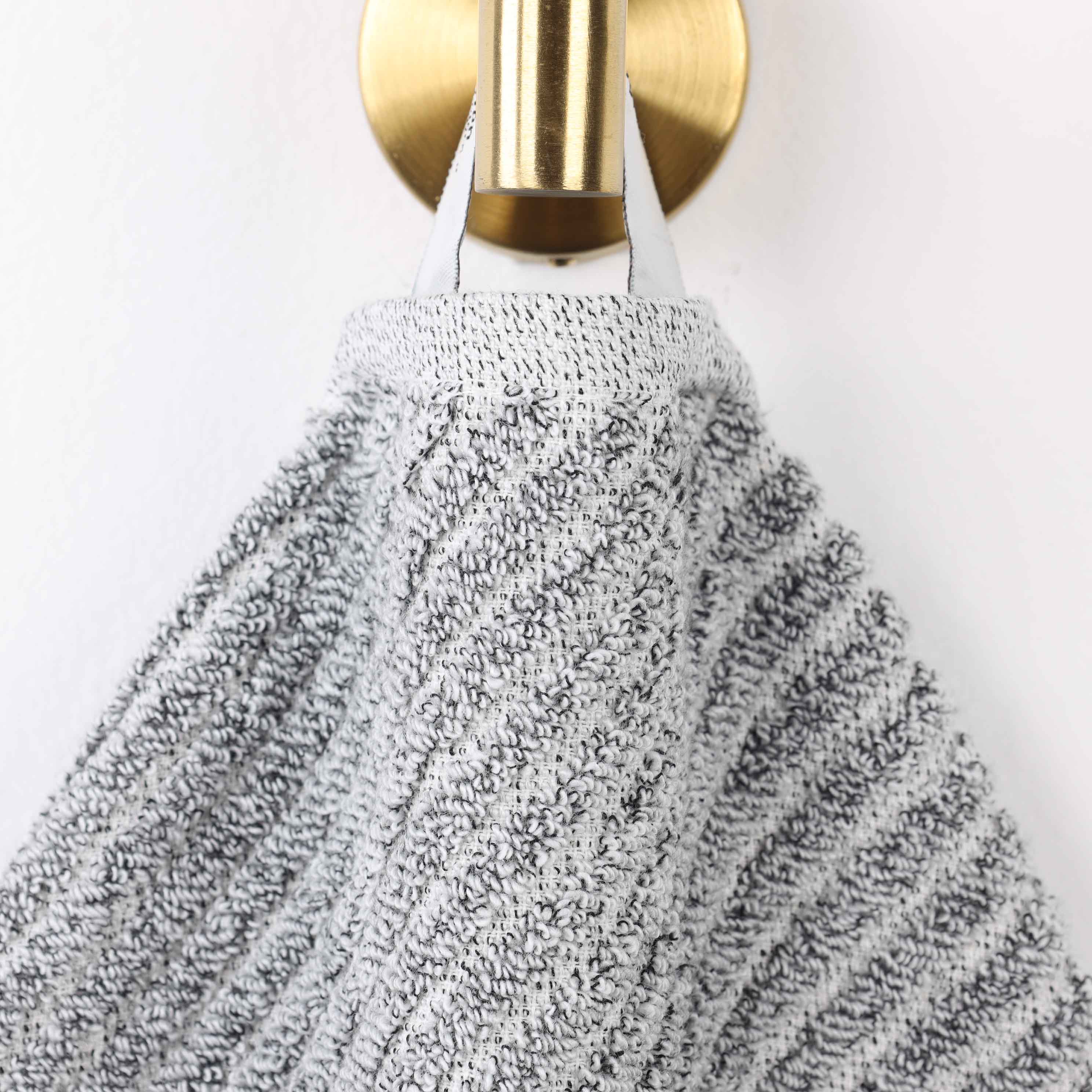 Premium Cotton Blend Diagonal Stripes Bath Towels Set of 2 - Ultra Soft & Absorbent Bath Sheets for Spa, Beach & Luxury Bathroom Decor