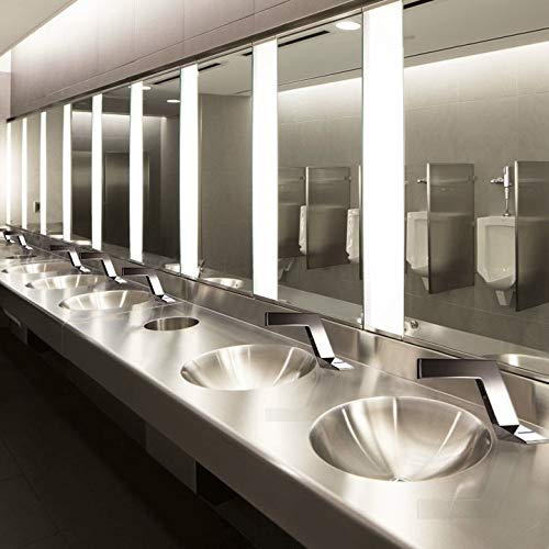 Bravat Commercial Electronic Touchless Faucet - Automatic Sensor Kitchen Sink Faucet for Restaurant, Hotel, Hospital, and Public Restrooms - ADA Compliant, Water Saving, and Hygienic Design