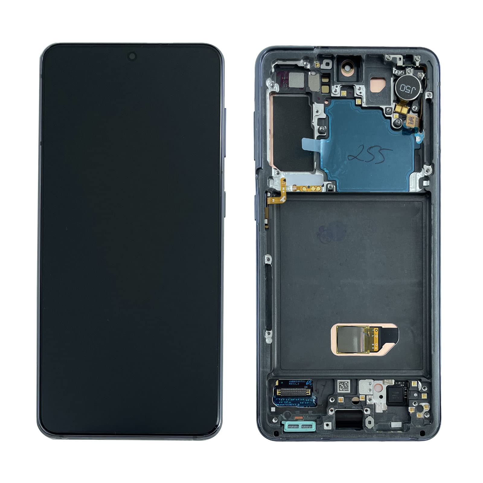 Original Samsung Galaxy S21 5G LCD Display Touch Screen Digitizer Assembly (6.2 Inch) - Compatible with SM-G991U/G991U1/G991A/G991F Models - Black Frame Replacement - Perfect for Screen Repair & DIY Fixes