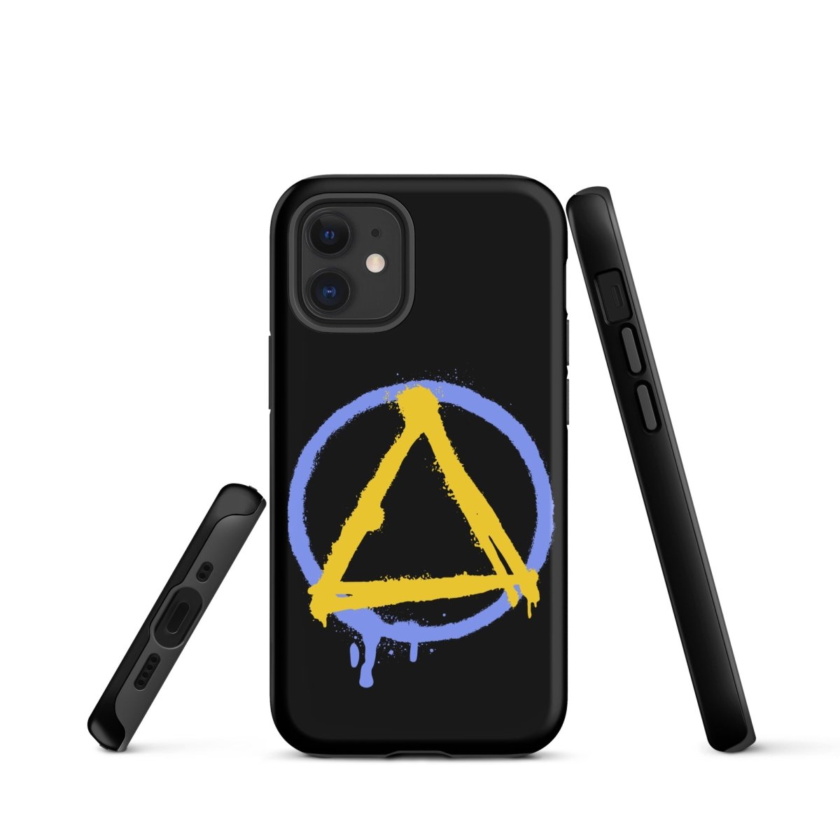 Sober Symbol Durable Shockproof iPhone Case - Protective Cover for iPhone 14/13/12/11 Pro Max XR XS - Slim Fit Anti-Scratch Phone Case for Everyday Use & Outdoor Activities