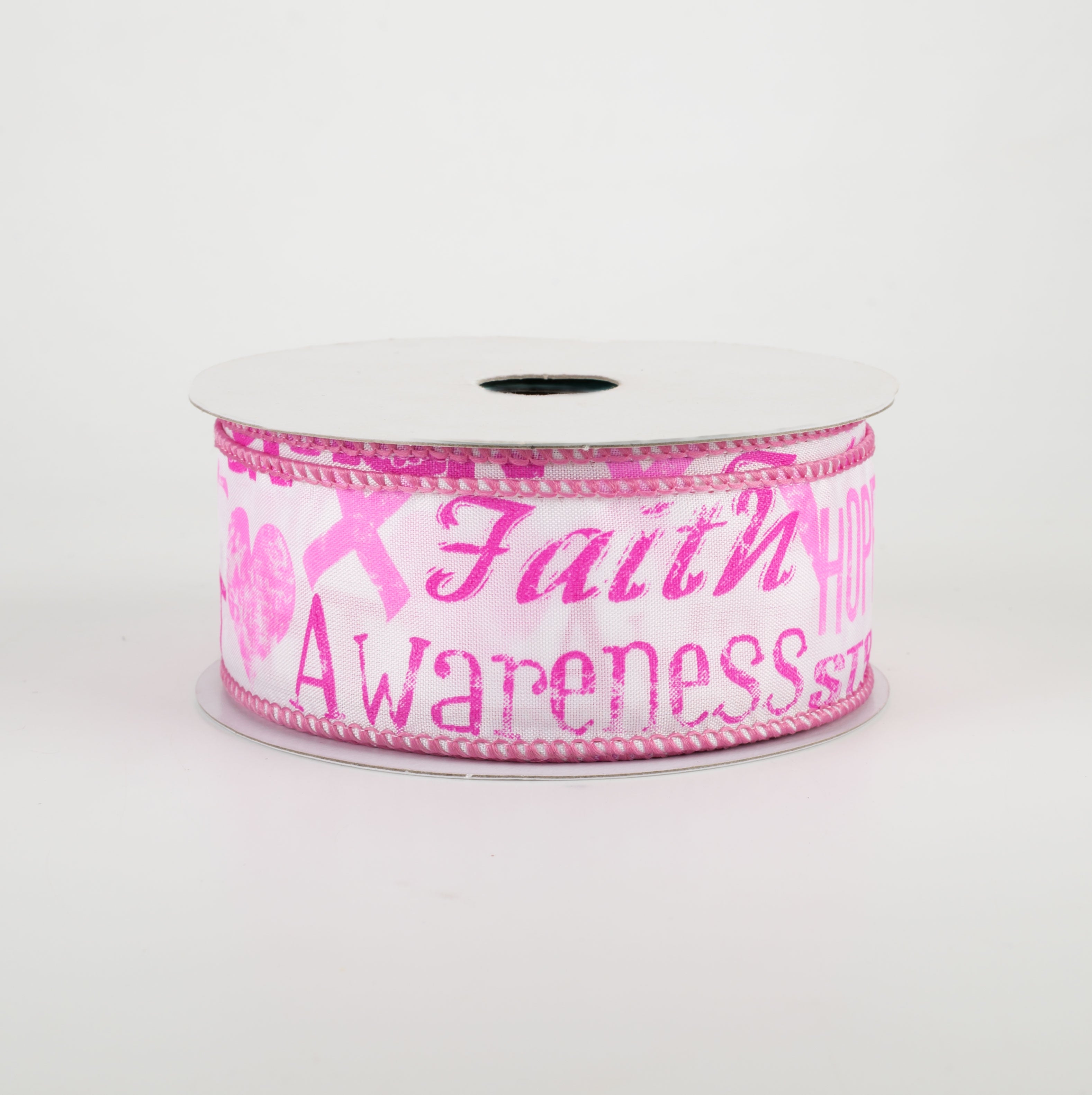1.5 Inch Pink Breast Cancer Awareness Ribbon - 10 Yards Bulk Roll for Fundraising, Events, and DIY Crafts - Show Support for Breast Cancer Survivors and Awareness Campaigns