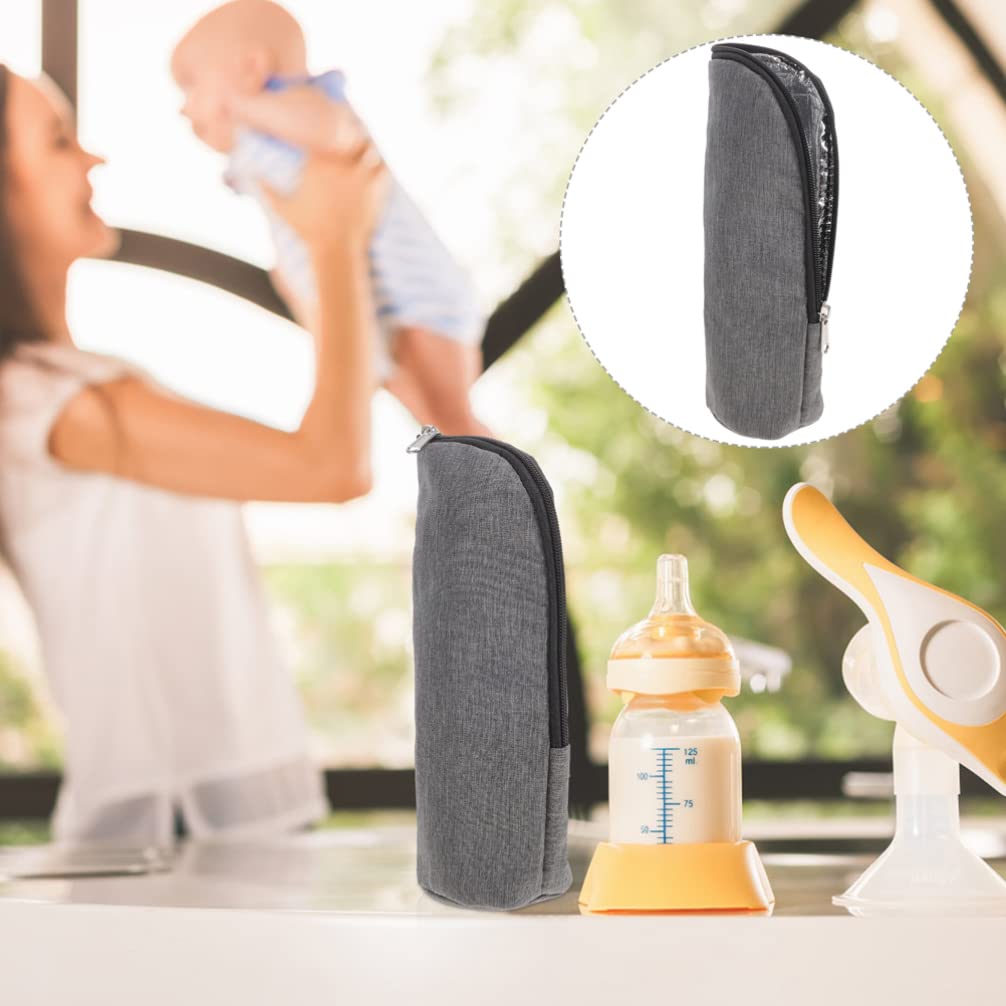 Toddmomy 2-Pack Insulated Baby Bottle Bags - Thermal Breast Milk Storage & Feeding Bottle Holder with Hanging Buckle - Portable Insulated Pouch for Newborns & Toddlers - Perfect for Stroller, Travel & On-the-Go Parents