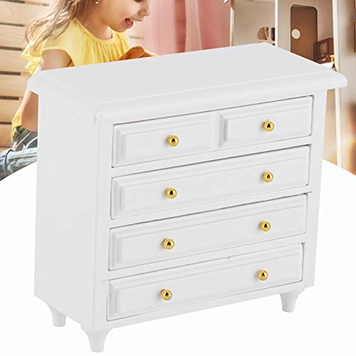 Miniature Dollhouse Furniture Set - Tiny Cabinet & Accessories for Doll House Models, Kids & Collectors | Perfect for DIY Dollhouse Decor & Playtime Scenes