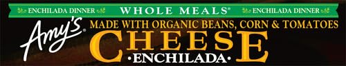 Amy's Organic Cheese Enchilada Frozen Meal - Gluten Free Microwave Dinner with Black Beans & Corn - 9oz Pack - Quick Healthy Lunch or Busy Weeknight Dinner Solution