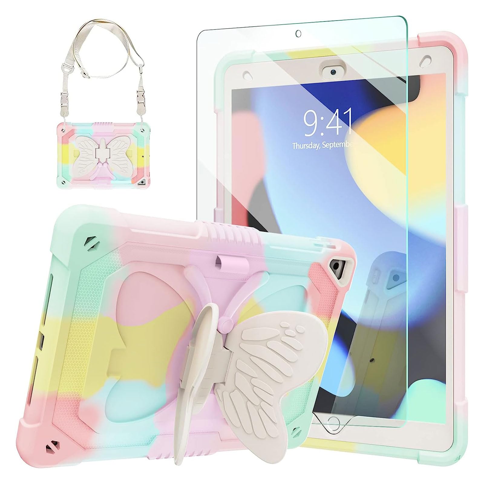 Premium Shockproof iPad Case for 9th/8th/7th Gen 10.2