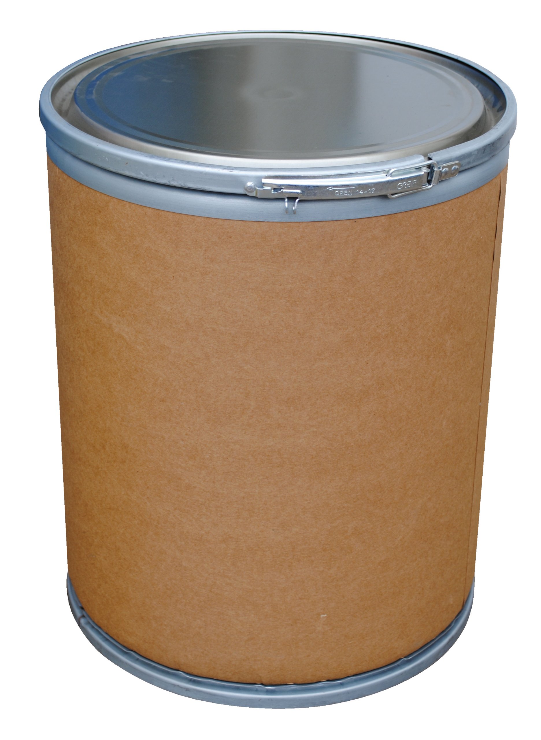 15 Gallon Fiber Drum - Heavy Duty Industrial Storage Container for Chemicals, Powders & Liquids | Ideal for Shipping, Storage & Waste Disposal