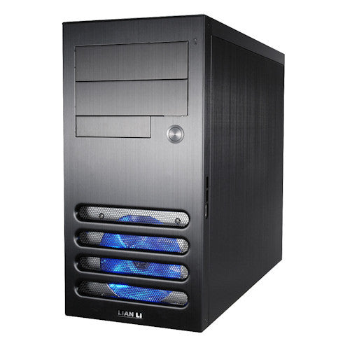 Lian Li PC-A03B Black Mini Tower Case for Micro ATX - Compact Gaming PC Build, Home Office & Workstation Setup
