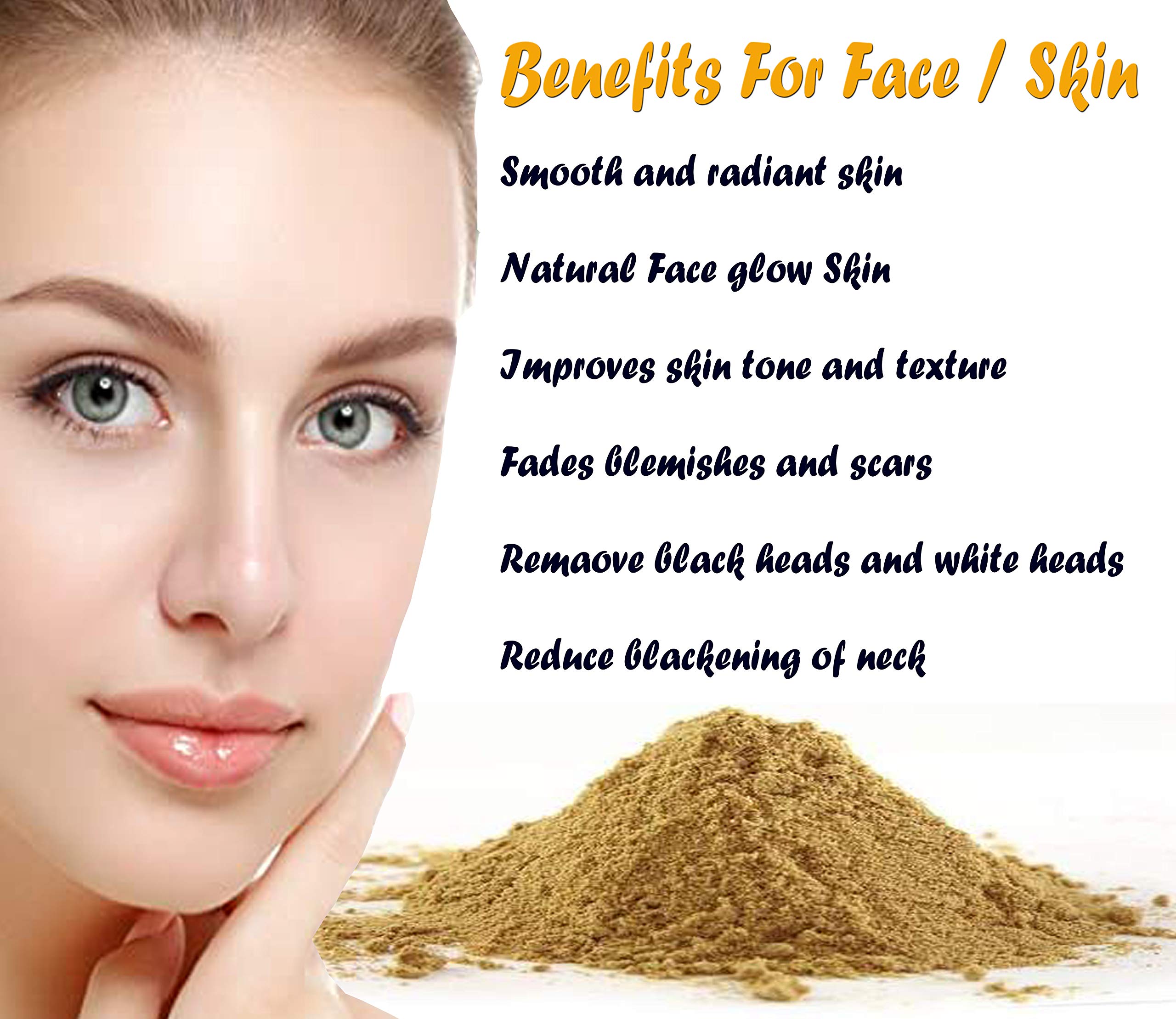 Amueroz Pure & Natural Multani Mitti Powder (Fuller Earth) – 500g for Hair, Face & Skin Care | Deep Cleansing, Oil Control & Glowing Skin Treatment | Perfect for DIY Beauty Masks & Spa Days