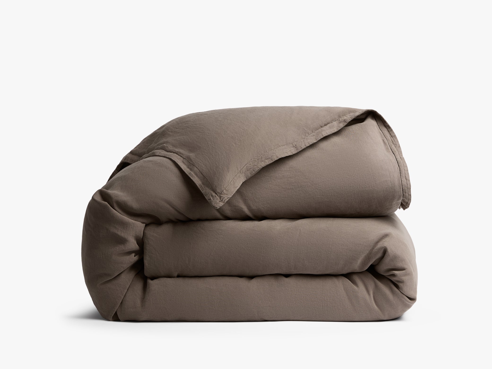 Premium Heirloom TENCEL™ Linen Duvet Cover Set - Breathable & Soft (Warm Grey) - Perfect for All-Season Comfort in Bedroom & Guest Room