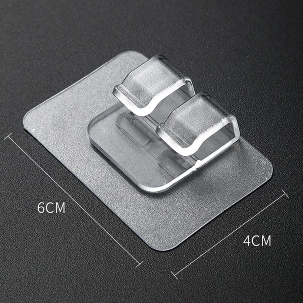 20PCS Transparent PVC Car Mat Fastener Stickers - No Trace Floor Mat Clips & Fixing Buckles for Car, Kitchen, Bathroom | Secure Carpet Hooks for Vehicle Mats & Home Use