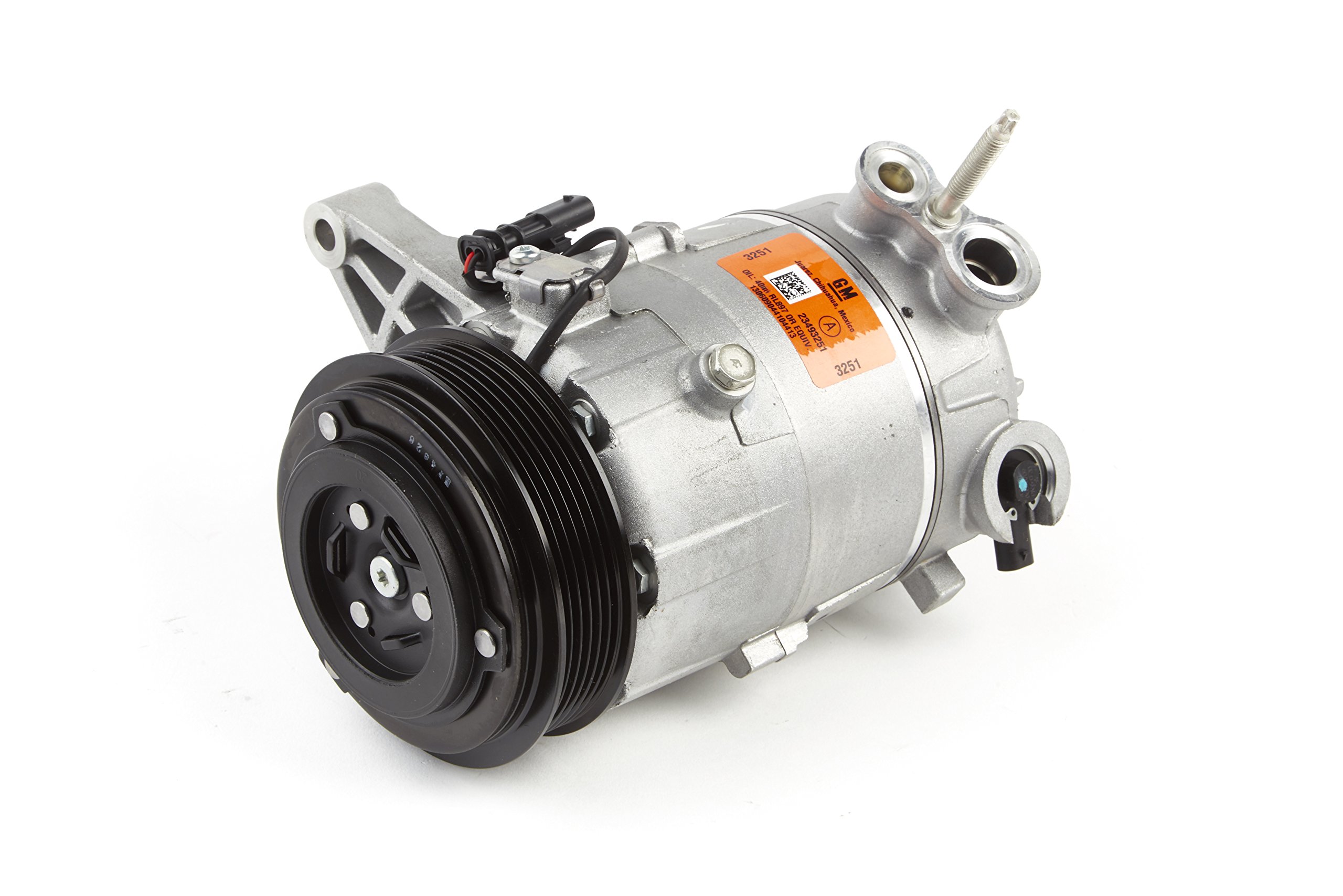 ACDelco 15-22313 GM Original Equipment Air Conditioning Compressor Kit with Valve, Plug & Stud - Perfect for GM Vehicle AC Repair & Replacement