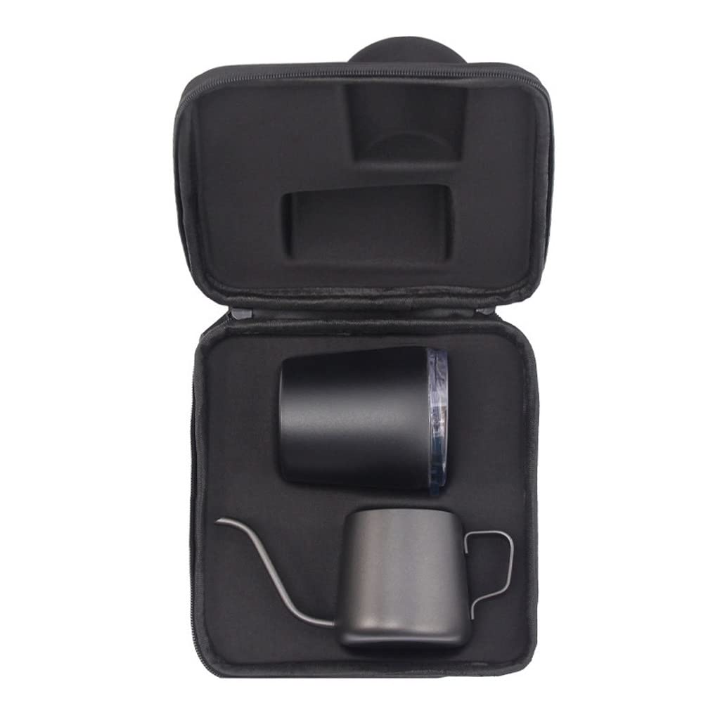 Premium Stainless Steel Gooseneck Coffee Dripper & Pitcher Set - Portable Hand Drip Coffee Maker with Hanging Ear Design - Perfect for Home, Office & Travel - Ideal Gift for Coffee Lovers