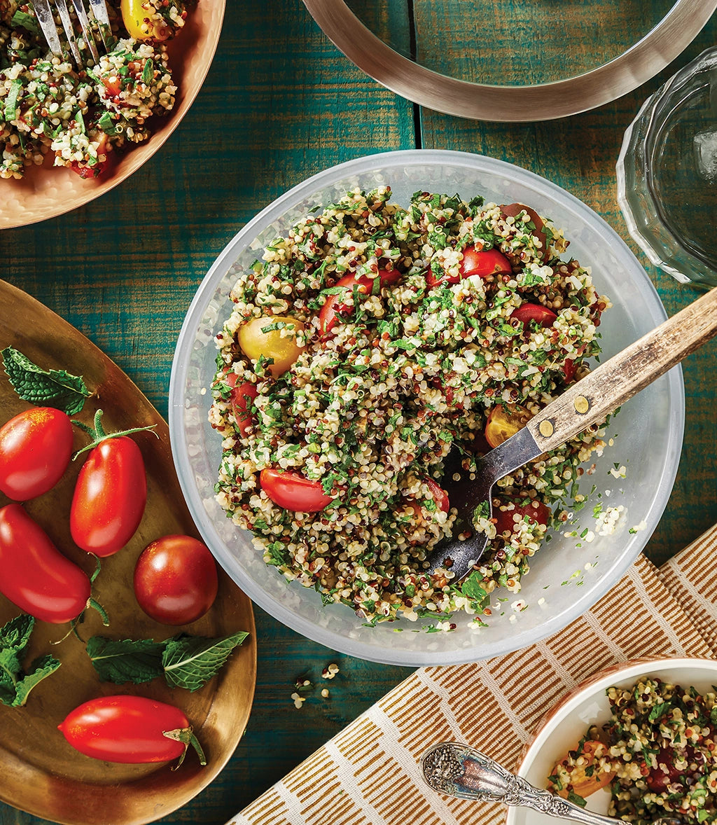 Organic Quinoa Tabbouleh Salad Mix - Healthy Mediterranean Gluten-Free Side Dish for Picnics, Meal Prep & Vegan Diets