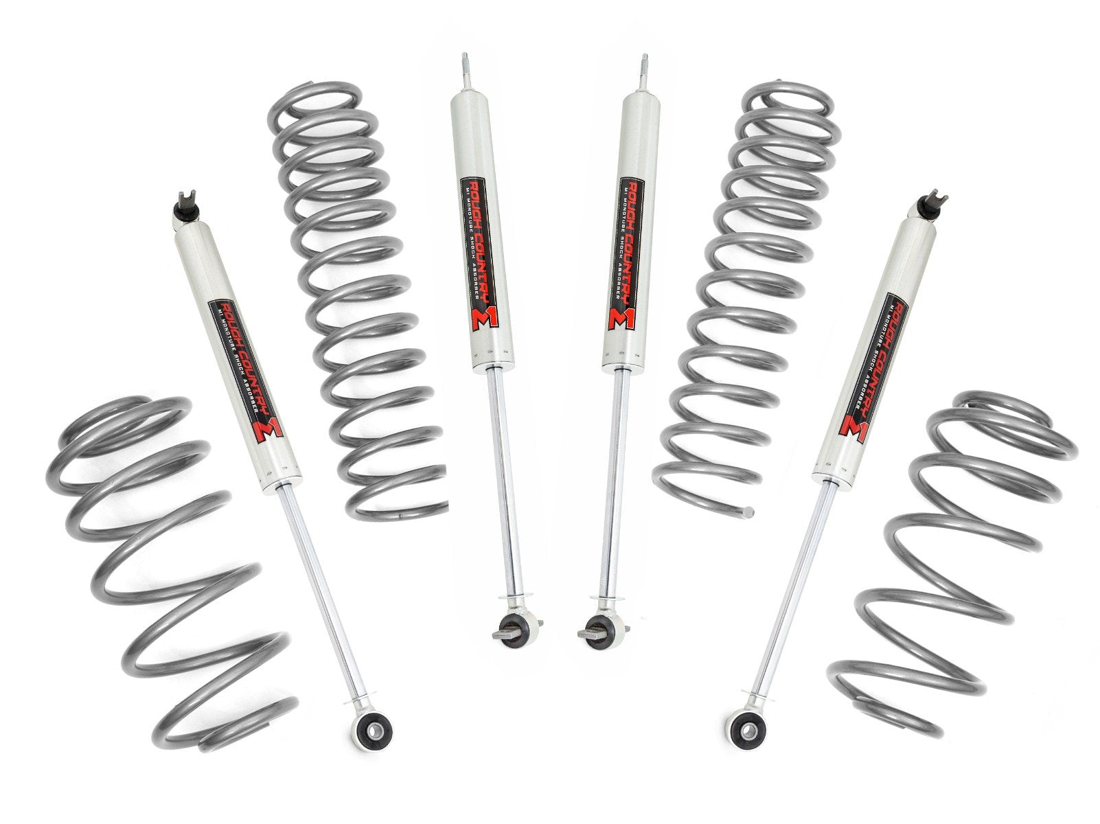 2.5 Inch Lift Kit for Jeep Wrangler TJ (1997-2006) & Wrangler Unlimited (2004-2006) - 6 Cylinder M1 Model 65340 - Off-Road Suspension Upgrade for Enhanced Performance