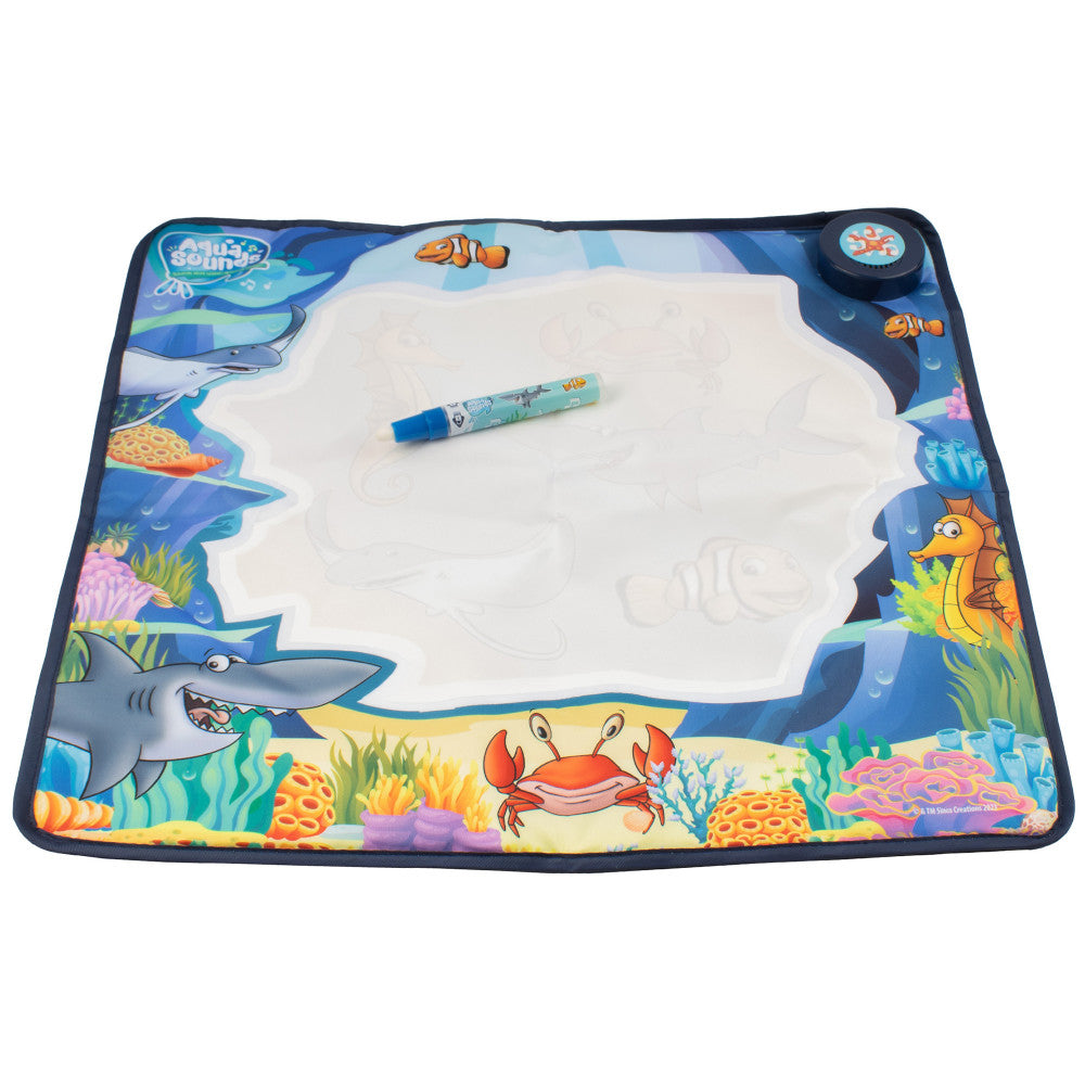 Aqua Sounds Magic Mat: Under The Sea Fantasy Water Drawing Mat for Kids - Perfect for Sensory Play, Bath Time Fun & Creative Learning Activities