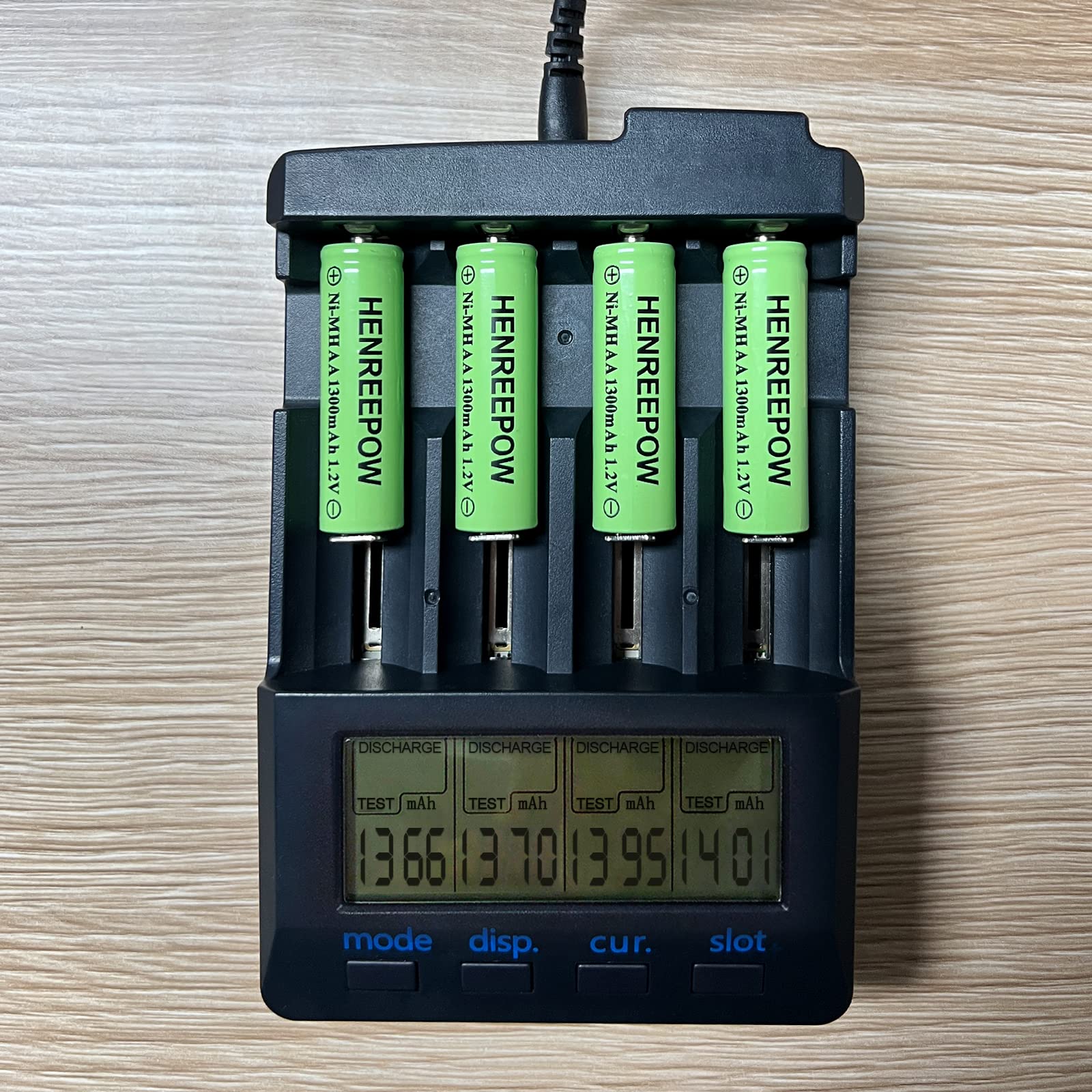 Henreepow Ni-MH AA Rechargeable Batteries 12-Pack - 1.2V 1300mAh High Capacity Double A Batteries, Pre-Charged for Solar Lights, Outdoor Lighting & Garden Decor - Perfect for Pathway Lights, String Lights & Landscape Lighting