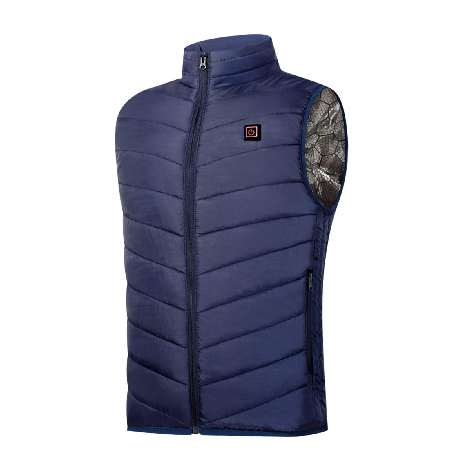 Heated Jacket for Women - USB Rechargeable Winter Coat for Outdoor Activities like Riding, Skiing & Fishing - Warm Thermal Jacket with Safety Goggles - Perfect for Cold Weather Adventures & Winter Sports