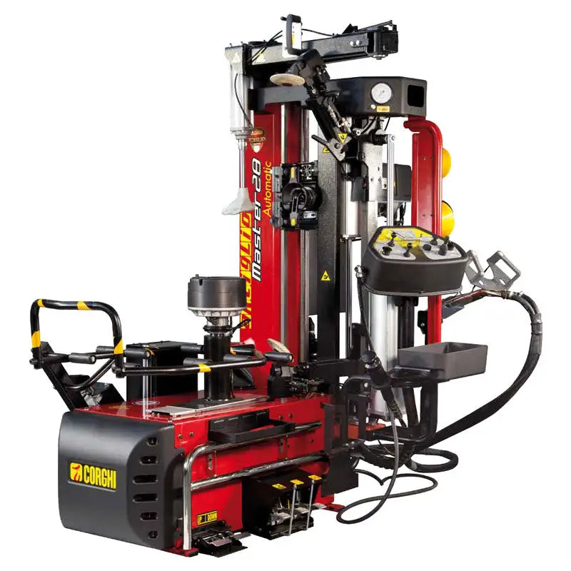 Corghi AM28 Touchless Tire Changer with Pneumatic Wheel Clamping System - Professional Auto Shop Equipment for Fast & Safe Tire Changes