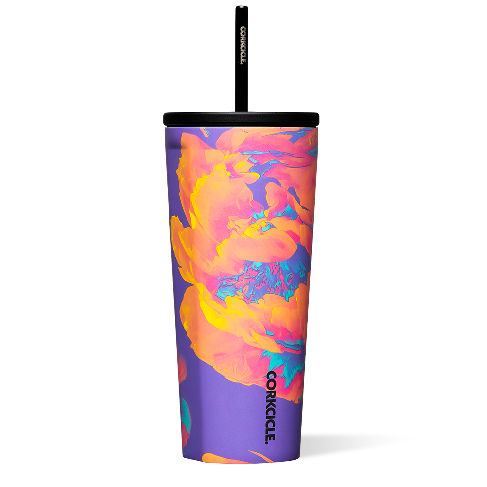 Insulated Stainless Steel Cold Cup - Double Wall Vacuum Insulated Tumbler for Iced Coffee, Tea & Cold Drinks - Keeps Beverages Cold for Hours - Perfect for Office, Travel & Outdoor Activities