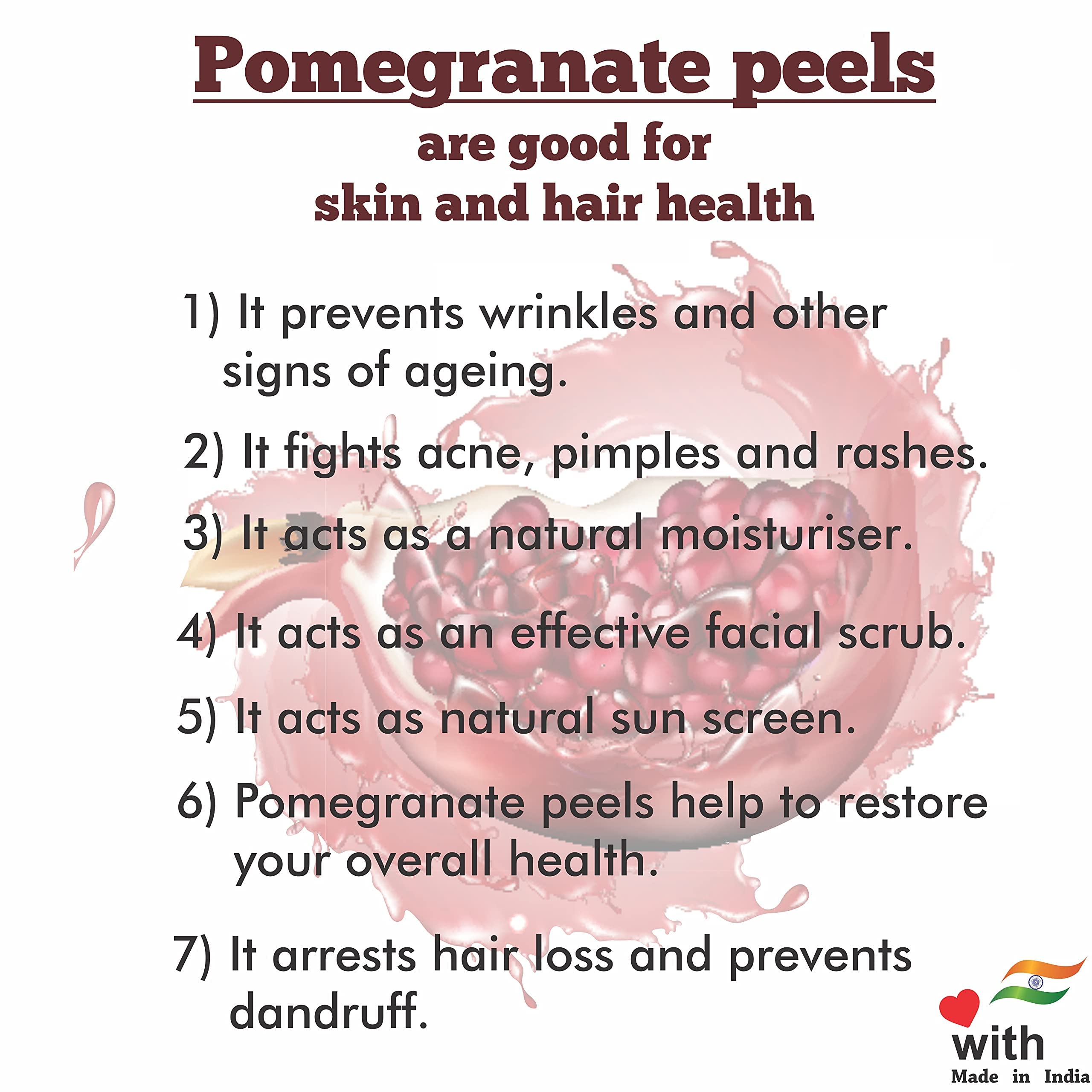 Forest Ocean Orange Peel Powder & Pomegranate Peel Powder Combo Pack (100g x 2) - Natural Skin Brightening, Acne Treatment, Wrinkle Removal & Oil Control for Glowing Skin | Perfect for DIY Face Masks & Organic Skincare Routine
