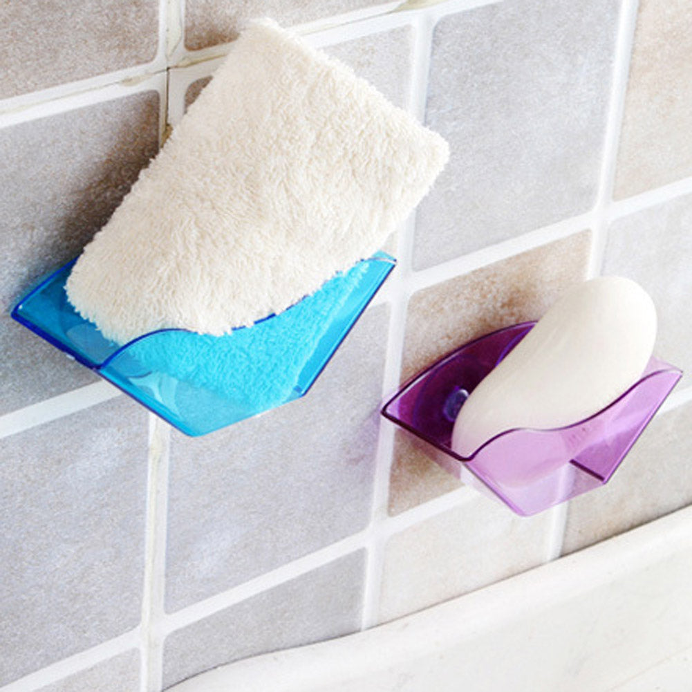 Double Suction Cup Sink Shelf - Soap Sponge Drain Rack & Kitchen Storage Organizer - Perfect for Small Spaces, Bathroom & Kitchen Organization