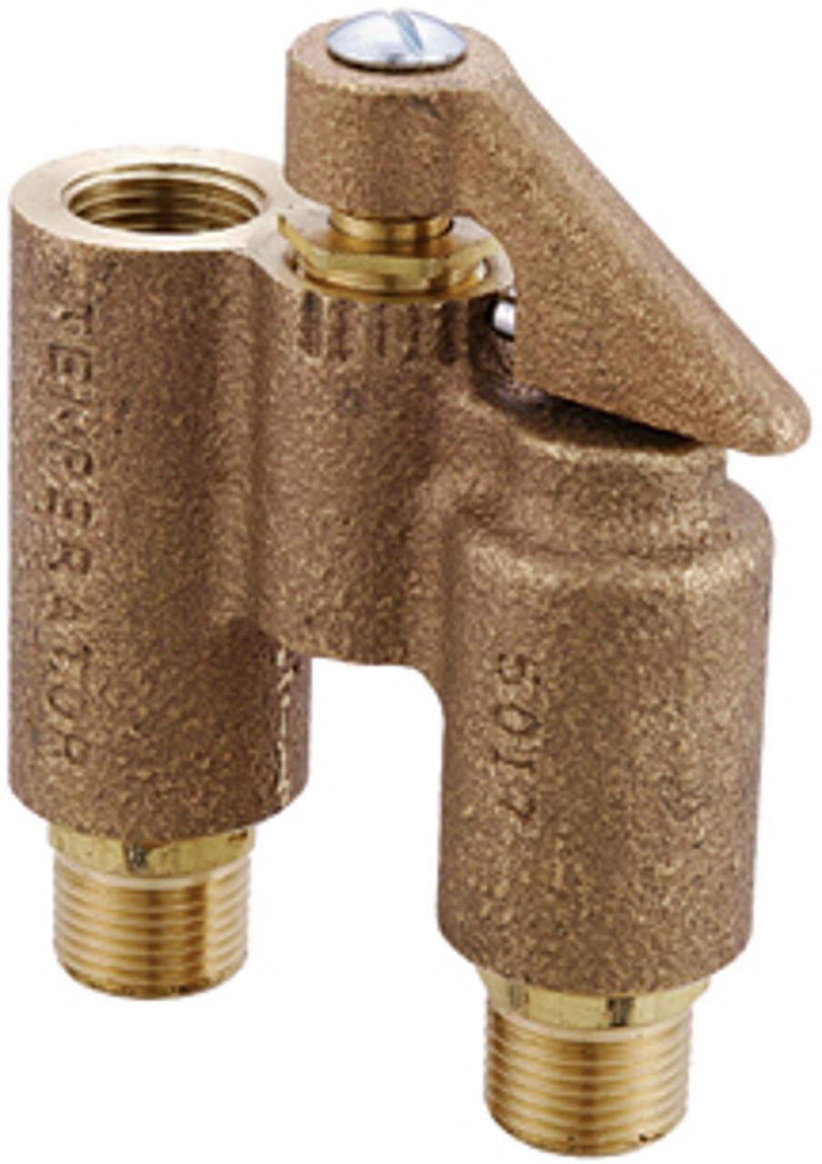Central Brass 555-0 Alliance Anti-Sweat Temperature Control Valve for Toilet Tanks - Prevents Condensation & Water Damage in Humid Bathrooms