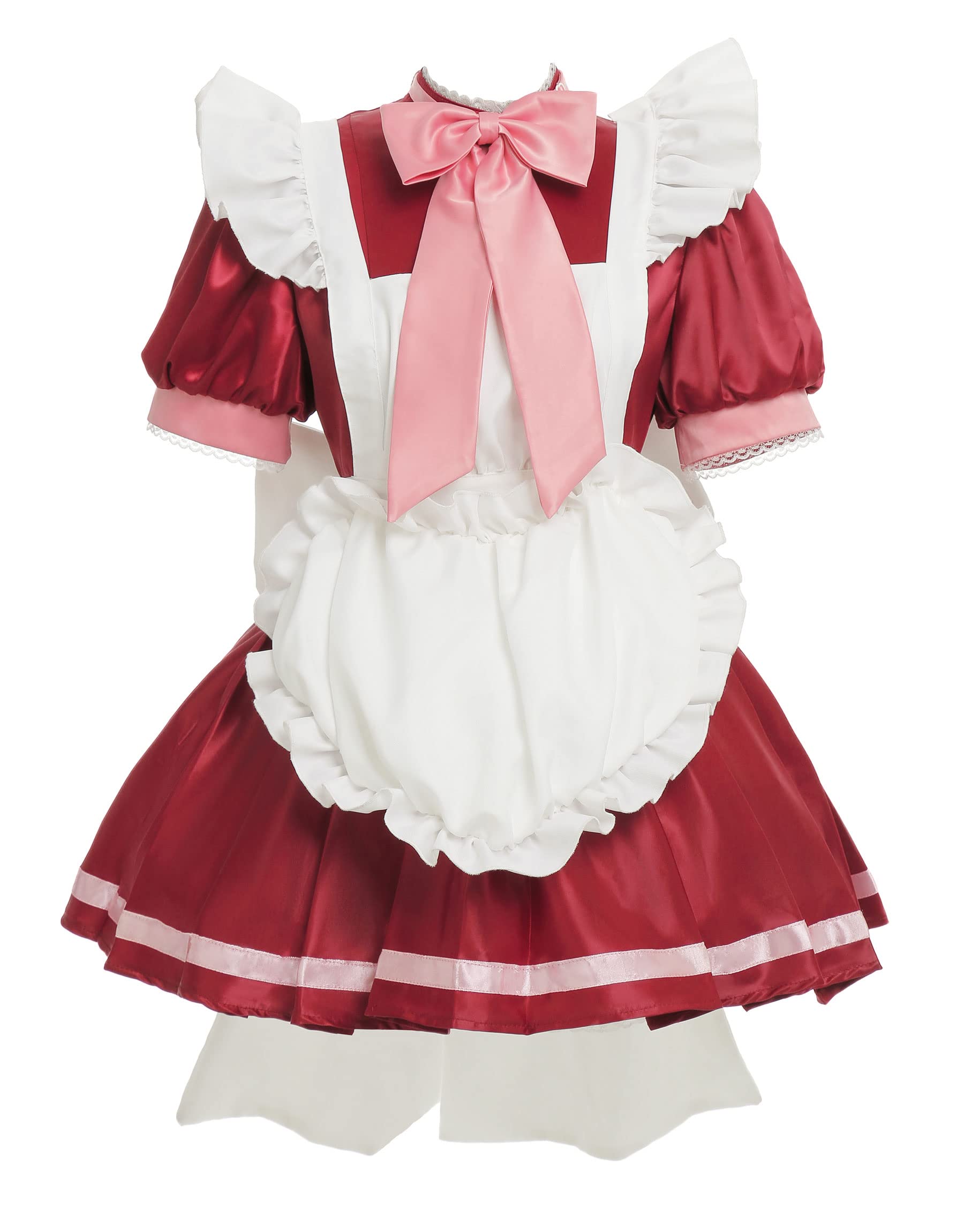 Miccostumes Women's & Girls' Meow Meow Maid Dress - Anime Cosplay Costume with Headdress | Cute Catgirl Outfit for Halloween, Cosplay Events & Themed Parties