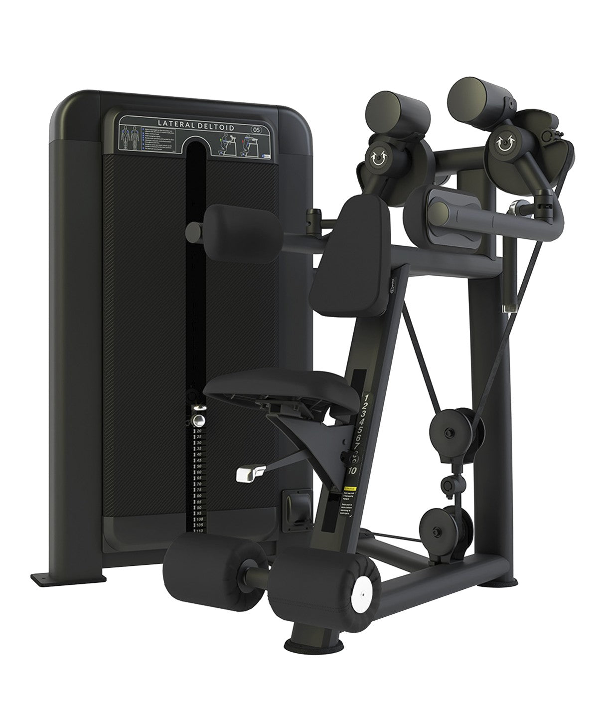 Club Line Lateral Deltoid (Independent Arm) Weight Stack Tower - Gym Strength Training Equipment for Shoulder Workouts & Home Fitness