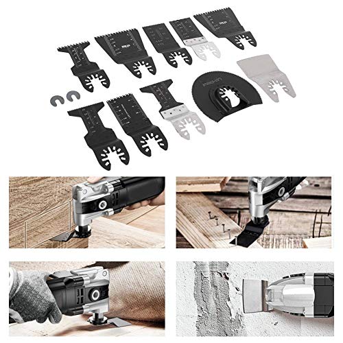 Premium Carpenter Tools - 5-Piece Multifunctional Saw Blade Set for Woodworking, Metal & Plastic Cutting | Straight Saw Blades for Power Tools | Perfect for DIY Projects, Home Renovation & Workshop Use