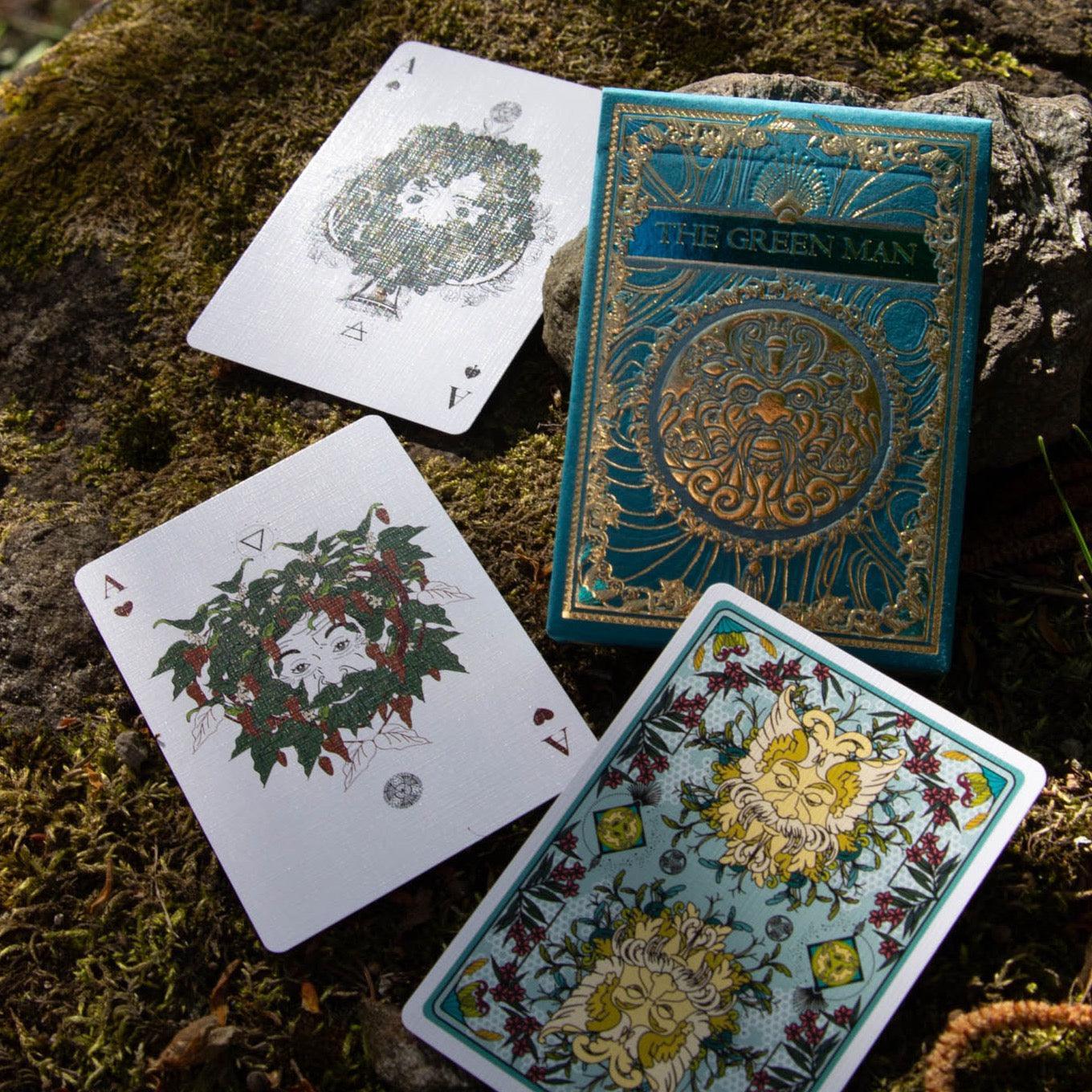 Premium Eco-Friendly The Green Man Summer Playing Cards - Perfect for Outdoor Picnics, Beach Parties & Family Game Nights