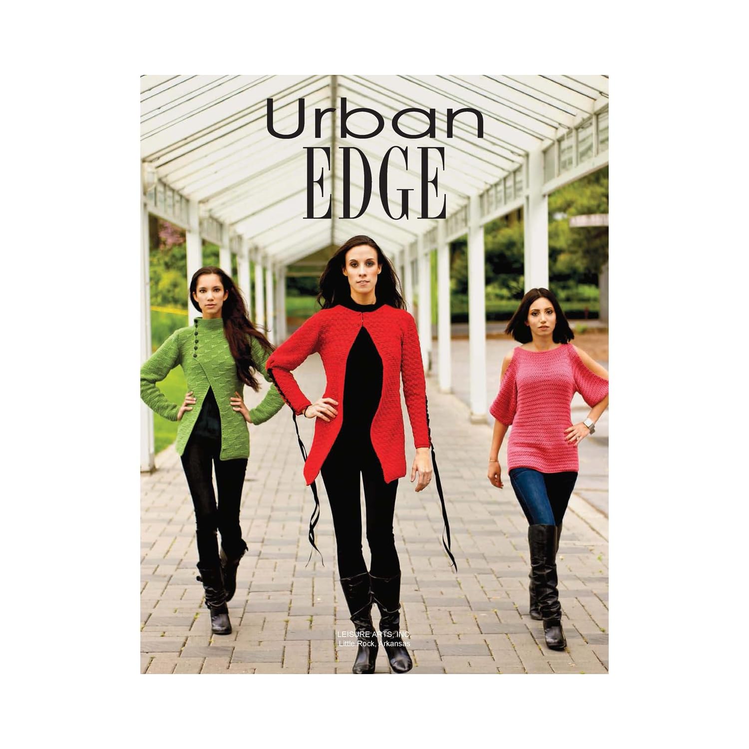 Leisure Arts Urban Edge Crochet Book - Beginner-Friendly Crochet Patterns & Stitch Guides for DIY Home Decor, Fashion Accessories & Gift Making