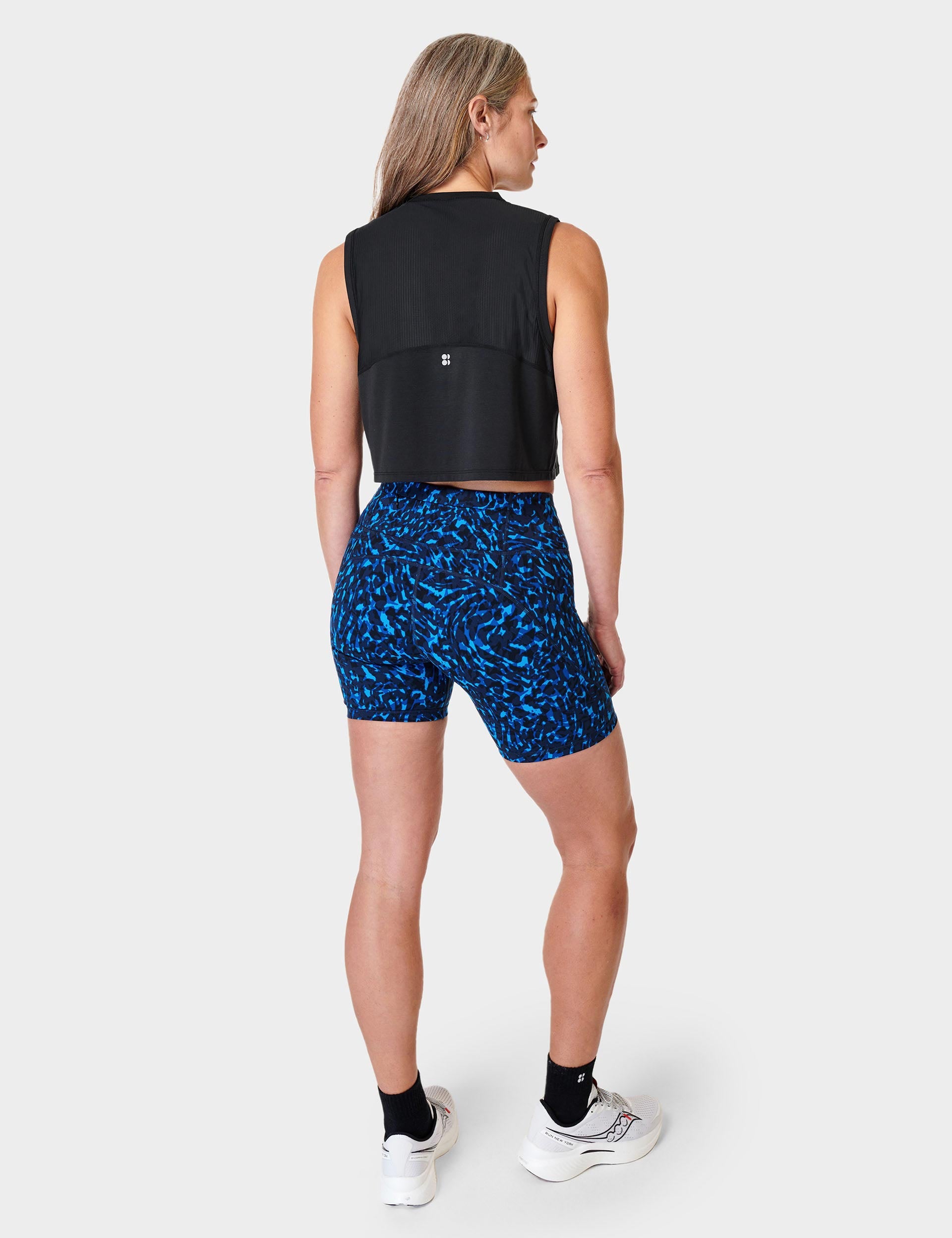 Breathe Easy Crop Muscle Vest for Women - Black | Workout Tank Top for Yoga, Running & Gym