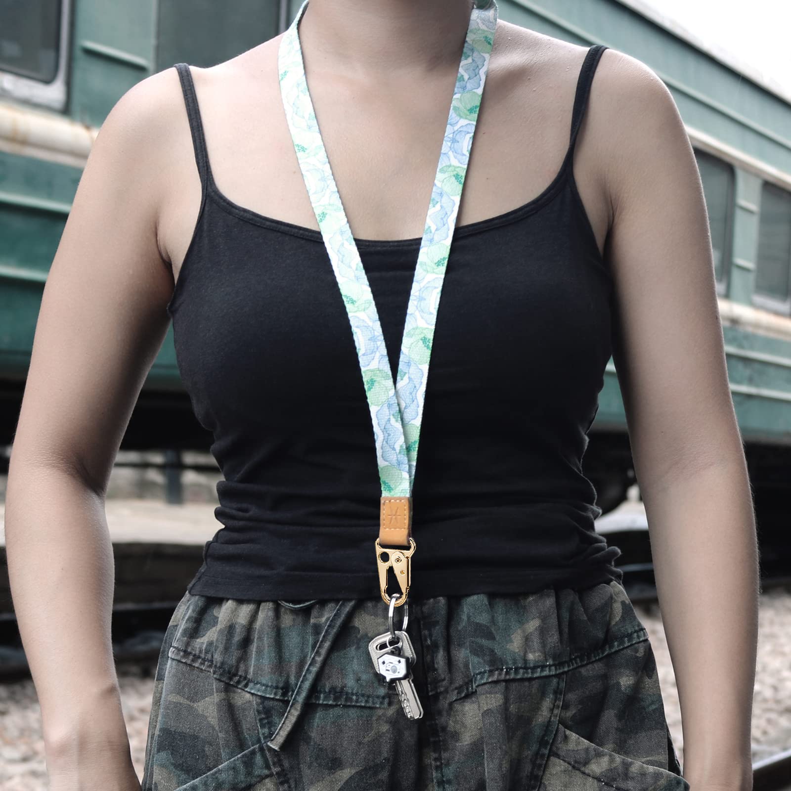 Cool Lanyards for Keys & ID Badges - Durable Neck Strap for Work & Events